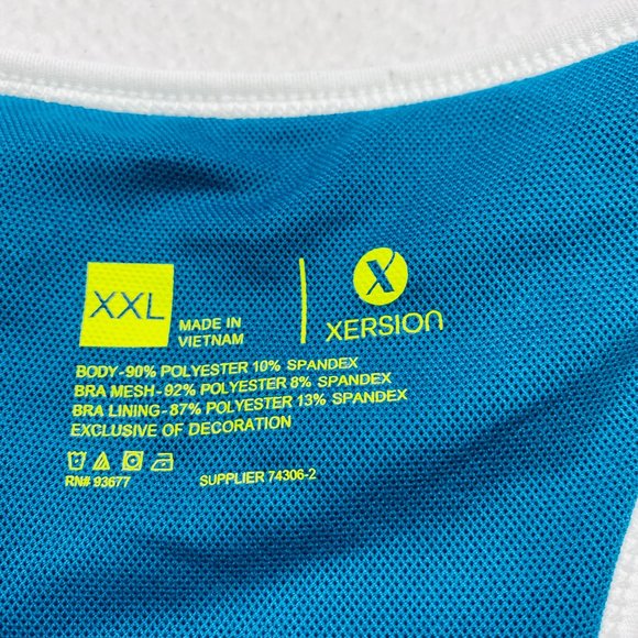 Teal Green Xersion Sports Bra - NWT - XXL - Picture 6 of 6